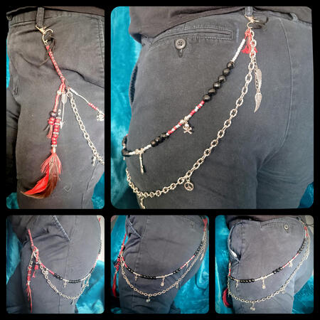"Rock &amp; Roll" hip chain - Price: 65,- EUR